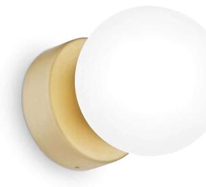 Ideal lux Perlage G9 nástěnné svítidlo Zlatá1 koule