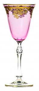 Sada 2 sklenic na bílé víno Grapevine pink | Evpas