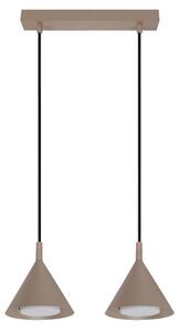 Brilagi - Lustr na lanku CONE DOUBLE 2xGX53/15W/230V béžová