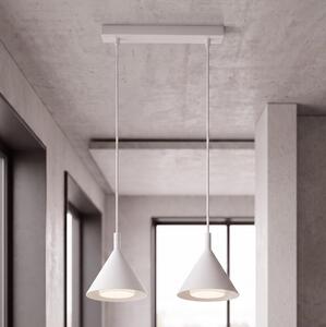 Brilagi - Lustr na lanku CONE DOUBLE 2xGX53/15W/230V bílá