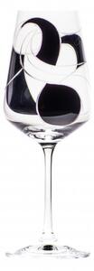 Sada 2 sklenic na červené víno Shard black | Evpas