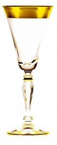 Sada 2 sklenic na bílé víno Classy gold | Evpas
