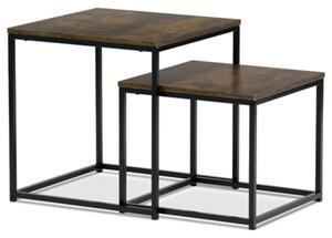 Odkládací Stolek Autronic 50x52 cm přírodní MDF AF-076 OLW
