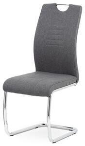 Jídelní židle Autronic šedá Látka DCL-405 GREY2