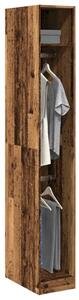 Šatní skříň old wood 30 x 50 x 200 cm kompozitní dřevo 3307781