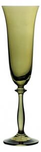 Sada 2 sklenic na šampaňské Smoke amber | Evpas