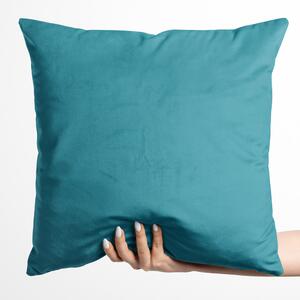 Biante Sametový povlak na polštář Velvet Premium SVP-035 Tyrkysově modrý 30 x 50 cm