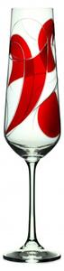 Sada 2 sklenic na šampaňské Shard red | Evpas