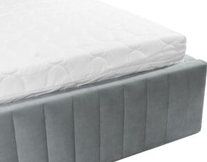 Manželská postel s úložným prostorem 140x200 GRINGO - stříbrná
