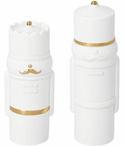 Räder Set porcelánových svícnů Vojáčci