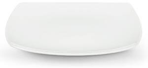 EmaHome CARLINA Porcelánový dezertní talíř / 19 cm / bílá