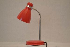 Stolní retro lampa FANDA, červená