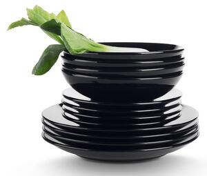EmaHome LUPINE Hluboký talíř / pr. 21 cm / černá