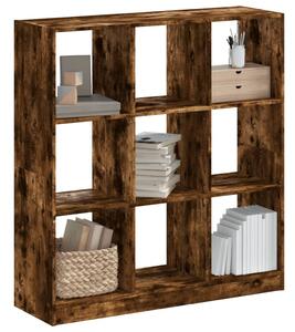 Knihovna kouřový dub 102 x 32 x 108 cm kompozitní dřevo 3307841