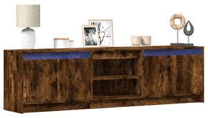 TV skříňka s LED kouřový dub 180 x 34 x 50 cm kompozitní dřevo 3307916