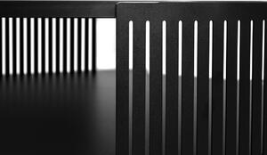 Konferenční stolek REXIO - černý / artický bílý