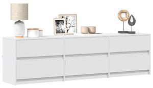 TV skříňka s LED bílá 180 x 34 x 50 cm kompozitní dřevo 3307926
