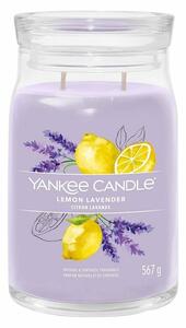Yankee Candle vonná svíčka Signature ve skle velká Lemon Lavender, 567 g