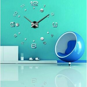 Velké 3D nástěnné hodiny z plastu DEREK SENTOP 12S013
