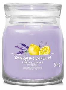 Yankee Candle vonná svíčka Signature ve skle střední Lemon Lavender, 368 g