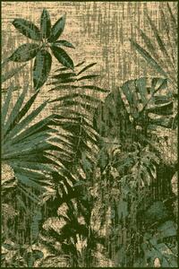 Kusový koberec Agnella Tempo Jungle Tmavě Zelený - 100 x 180 cm