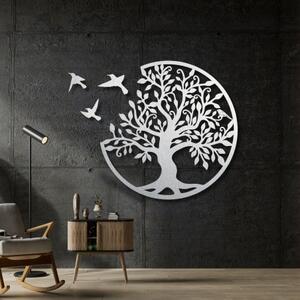 Dřevěná dekorace na zeď - Strom života s létajícími ptáky I SENTOP