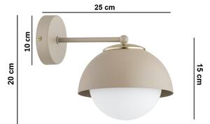 Brilagi - Nástěnná lampa COSMO 1xE27/60W/230V béžová/zlatá