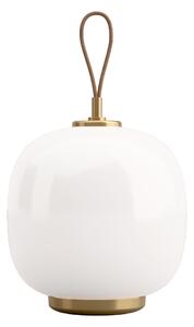 LOUIS POULSEN Přenosná lampa VL 45 Radiohus, Brass / White Opal