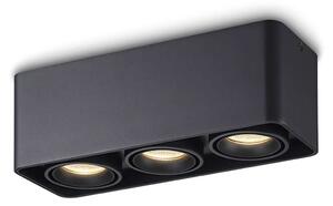 Curved Point LED přisazené svítidlo Ra>90 Černá290mm