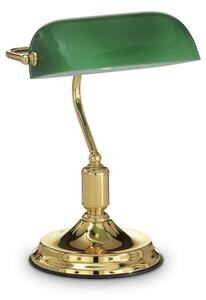 Stolní lampa LAWYER, mosazná Ideal lux LAWYER 13657