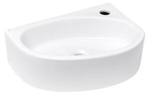 Rohové umývátko Glacera Bigio 42x29,5 cm otvor pro baterii vpravo BG4229