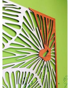 Vyřezávaný obraz na   stěnu z dřevěné překližky barva originál topol / orange ALENKA
