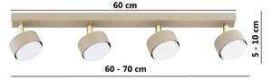 Brilagi - LED Bodové svítidlo MONO 4xGX53/12W/230V béžová