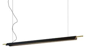 Arteluce 2 LED závěsné svítidlo Černá1650mm