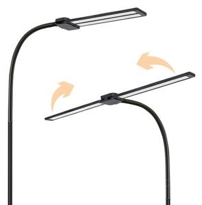 LED Stmívatelná stojací lampa TEILO LED/14W/230V 3000/4000/6000K černá