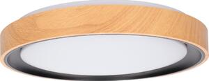 Brilagi - LED Stropní svítidlo FLOCO LED/24W/230V pr. 30 cm dřevo/černá