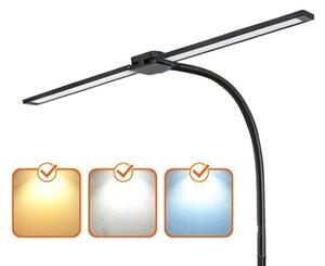 LED Stmívatelná stojací lampa TEILO LED/14W/230V 3000/4000/6000K černá