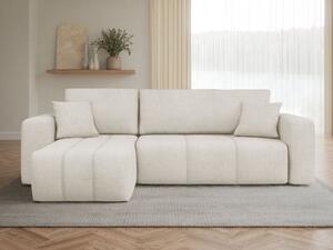Rohová rozkládací sedačka Larow Boucle, Potah: Coral 65 5903211452062