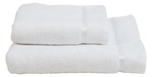 Nechte se hýčkat froté ručníkem vyrobeným z kvalitní 100% bavlny s gramáží 500 g/m2. Nadchne Vás svou jemností a savostí. Jemná pastelová barva se hodí do každé koupelny. Barva: bílá. Rozměr ručníku: 50x100 cm