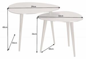 2SET konferenční stolek ELEMENTS 39/32 CM zlatý Nábytek | Obývací pokoj | Konferenční stolky | Všechny konferenční stolky