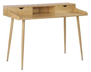 Psací stůl světlé dřevo 120 x 60 cm LENORA