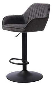 Barová židle Unique Furniture NOLAN šedá látka 50830001