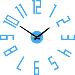 SENTOP stylové nástěnné hodiny do obýváku PALETTE X0018 i černé