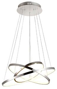 Designový LED závěsný lustr na lanku LAUREANO, 90W, denní bílá