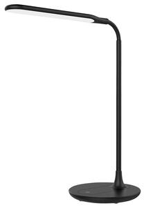 Solight LED stolní stmívatelná lampička, 6W, denní bílá, černá