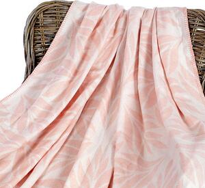 Goldea kvalitní bavlněná deka - vzor 010 lístky 150 x 200 cm