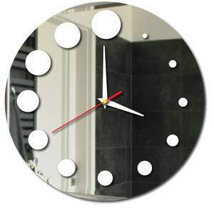 STYLESA nástěnné hodiny do kuchyně kulaté HANZREFT X0030 černé