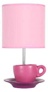 Designová stolní lampička CIRO, růžová