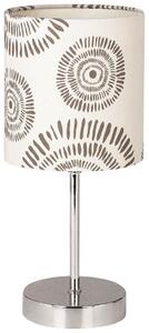 Stolní lampa ELLADIO, vzorovaná, bílá