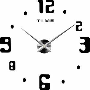 Stylesa - Plastové nástěnné hodiny 12S009 aj černé